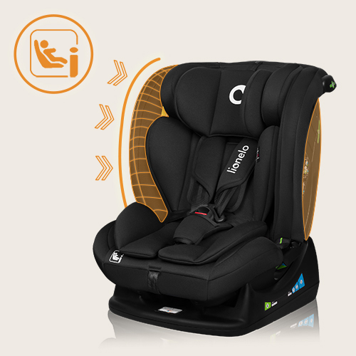 Lionelo Izzy i-Size Black Carbon - Kindersitz